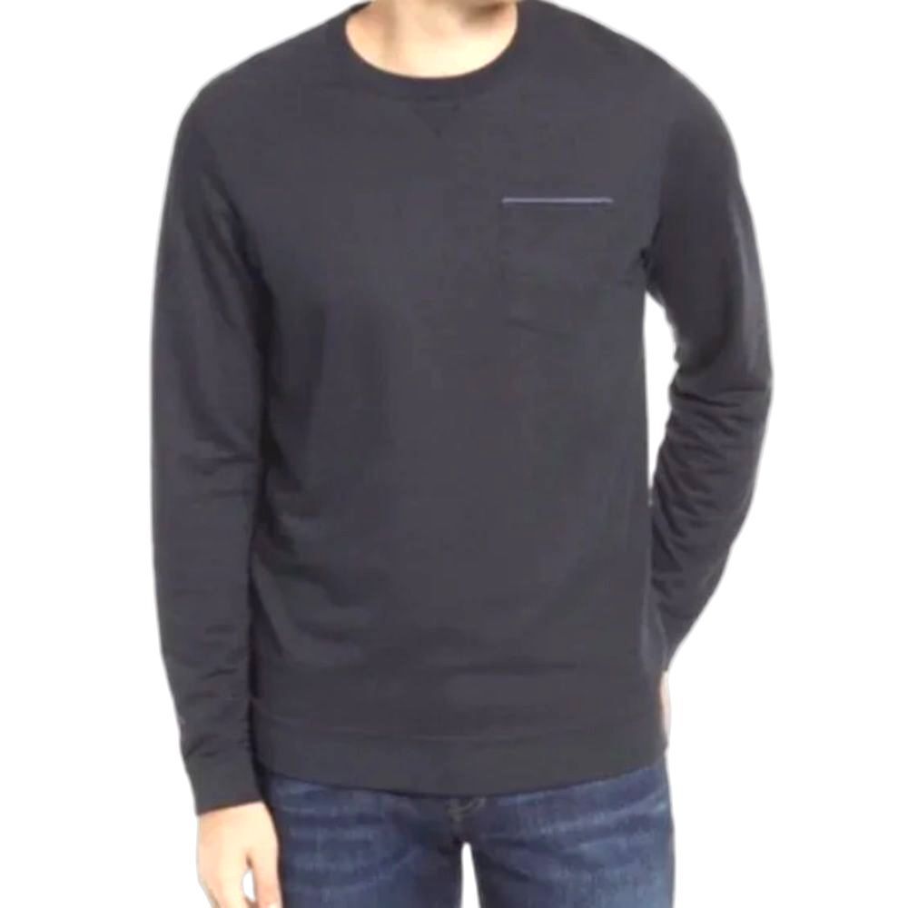 Travis Mathew Lanegan Gray Long Sleeve Poly Cotton Modal Tee Shirt Size M